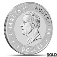 2024 1 oz Perth Kangaroo Silver Coin (BU)