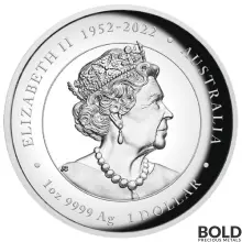 2024 1 oz Perth Lunar Dragon High Relief Silver Coin (Proof)