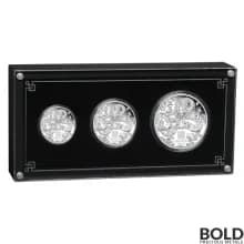 2024 3-Coin Set Perth Lunar Year of the Dragon Silver Coin (Proof)