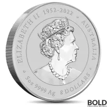 2024 5 oz Perth Lunar Year of the Dragon Silver Coin (BU)