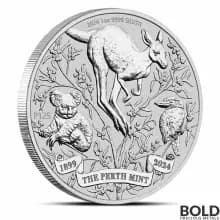 2024 1 oz Perth Mint 125th Anniversary Silver Coin (BU)