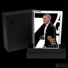 2020 Perth James Bond Poster No Time To Die 5g Silver Foil