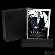 2020 Perth James Bond Poster Skyfall 5g Silver Foil