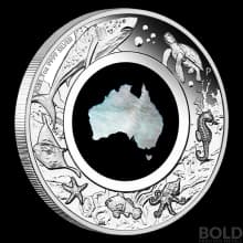 2021 Perth Mother of Pearl Great Southern Land 1 oz Silver Proof