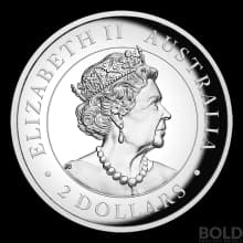 2021 Silver 2 oz Australia Perth Brumby Proof
