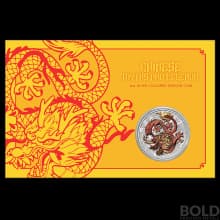 2021 Perth Chinese Myths & Legends: Dragon 1 oz Silver (In Card)
