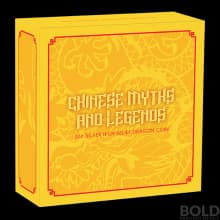 2021 Perth Chinese Myths & Legends: Dragon 2 oz Silver Proof