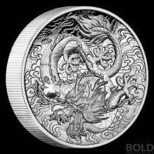 2021 Perth Chinese Myths & Legends: Dragon 2 oz Silver Proof