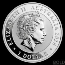 2018 Silver 1 oz Australia Perth Bird of Paradise Riflebird