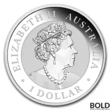 2021 Australia Perth Kookaburra 1 oz Silver BU