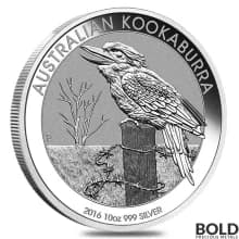 2016 Silver 10 oz Australia Perth Kookaburra