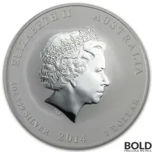 2014 Silver 1 oz Australia Perth Lunar Horse