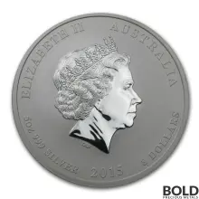 2015 Silver 5 oz Australia Perth Lunar Goat