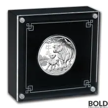 2021 Silver Australia Perth Lunar Year of the Ox Proof - 1 oz