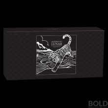 2022 Australia Perth Lunar Year of the Tiger 1 oz Silver Trio 3-Coin Set