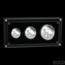 2022 Australia Perth Lunar Year of the Tiger 3-Coin Silver Proof