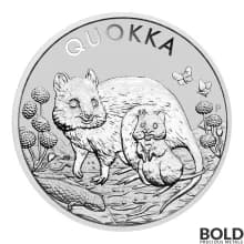 2021 Australia Perth Quokka 1 oz Silver BU