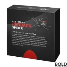 2021 RAM Australian Redback Spider 1 oz Silver Colored Proof