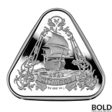 2021 Australia Shipwrecks Zeewijk Triangular Silver 1 oz