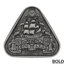 2020 Australia Shipwrecks Zuytdorp 1 oz Silver Antiqued