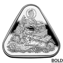 2020 Australia Shipwrecks Zuytdorp Triangular Silver 1 oz