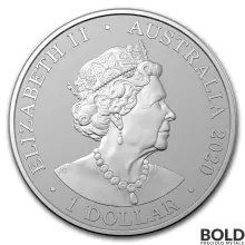 2020 RAM Australia Zoo Sumatran Tiger 1 oz Silver BU