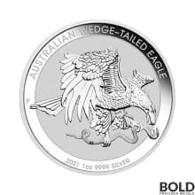 2021 Australia Perth Wedge-Tailed Eagle 1 oz Silver BU