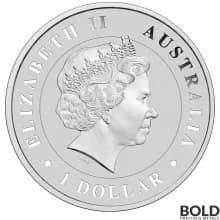 2014 Silver 1 oz Australia Perth Saltwater Crocodile