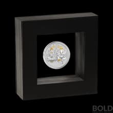 Perth Diwali Celebration 1 oz Silver Gilded Medallion