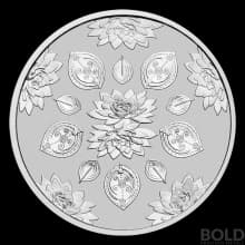 Perth Diwali Celebration 1 oz Silver Gilded Medallion