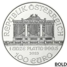2023 Platinum 1 oz Austria Philharmonic BU Coin