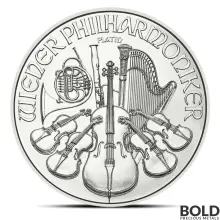 2024 1/25 oz Austrian Philharmonic Platinum Coin (BU)