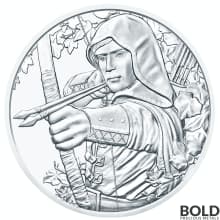 2019 Silver Austria 825th Anniversary Robin Hood BU - 1 oz