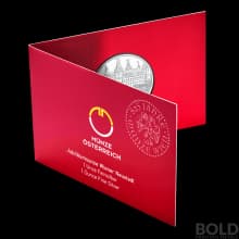 2019 Silver Austria 825th Wiener Neustadt BU - 1 oz (In Card)