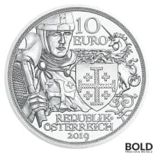 2019 Silver Austria Knights Tales Adventure BU - 1/2 oz