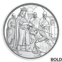 2019 Silver Austria Knights Tales Adventure Proof - 1/2 oz