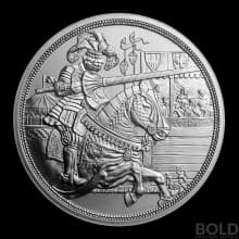 2019 Silver Austria Knights Tales Chivalry BU - 1/2 oz