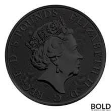 2020 Queen's Beasts Burning White Lion 2 oz Silver