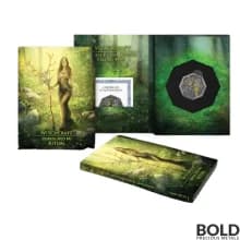 2023 1 oz Germania Witchcraft Seeress Ritual Silver Coin (BU)