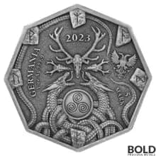 2023 1 oz Germania Witchcraft Seeress Ritual Silver Coin (BU)