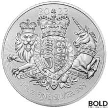 2023 Silver 10 oz Great Britain Royal Arms BU Coin