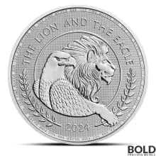 2024 1 oz British Lion and American Eagle Silver Coin (BU)
