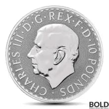 2024 10 oz British Royal Mint Britannia Silver Coin (BU)