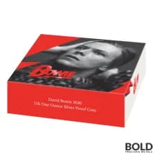 2020 Britain Music Legends David Bowie 1 oz Silver Proof
