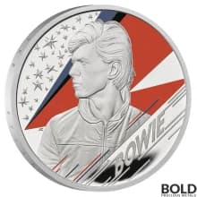 2020 Britain Music Legends David Bowie 1 oz Silver Proof
