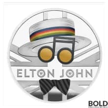 2020 Britain Music Legends Elton John 1 oz Silver Proof