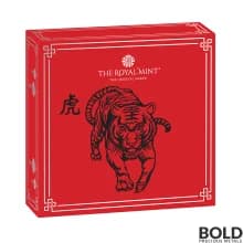2022 Great Britain Lunar Year of the Tiger 1 oz Silver Proof