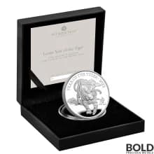 2022 Great Britain Lunar Year of the Tiger 1 oz Silver Proof