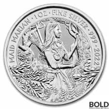 2022 Great Britain Myths & Legends Maid Marian 1 oz Silver BU