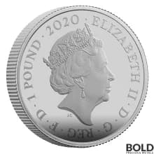 2020 UK 1/2 oz Silver James Bond 007 R3 (Shaken Not Stirred)